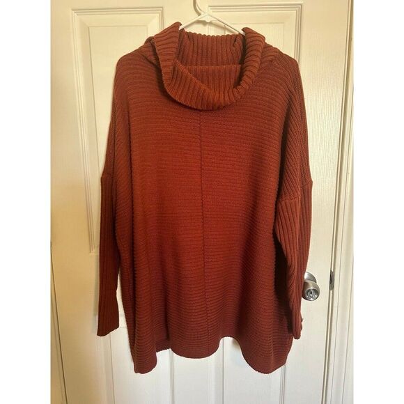 SHEIN Sweaters - Red Turtle neck Sweater - 1XL